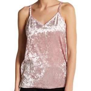 Velvet pink tank top from Nordstrom’s